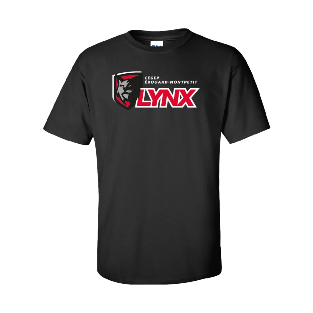 Lynx t shirt noir